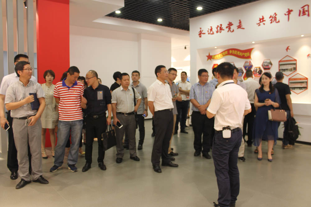 温职院领导一行参观威廉希尔williamhill党建文化